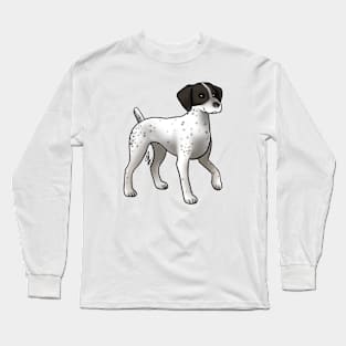 Dog - German Shorthaired Pointer - Black White Ticked Long Sleeve T-Shirt